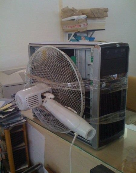 This is NOT how you cool your PC