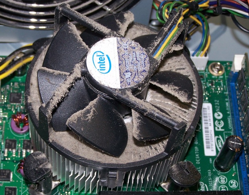 Dirty CPU fan