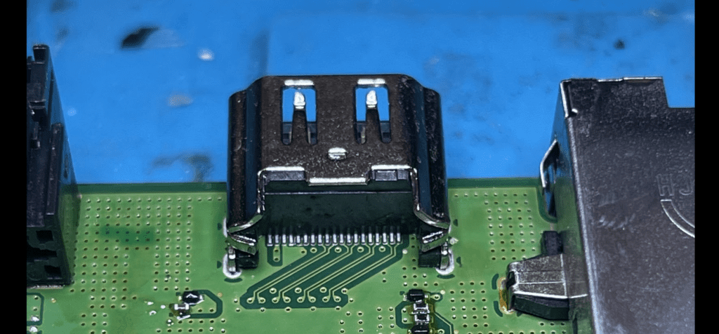 Game console HDMI port repair, HDMI port replacement, HDMI Repair